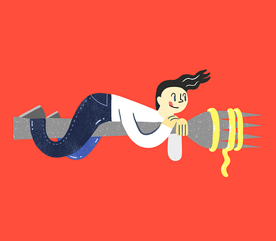 Pasta digitalart editorial illustration illustraion