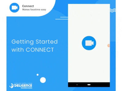 Connect - Video Conferencing App android app design app development ui design video chat app videoconferencing videomeeting