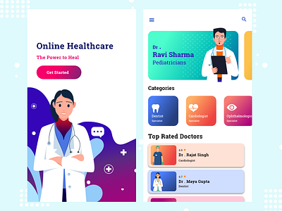 Doctor Appointment app branding covid design doctor figma figmadesign icon illustraion illustration illustration art illustrations logo ui ux web website xd xd design xddailychallenge