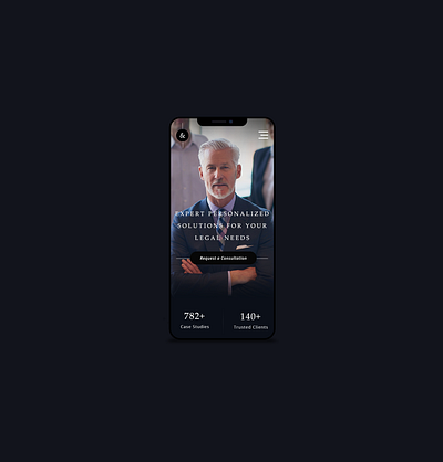 Personal Legal Web Design app app design branding design mobile
