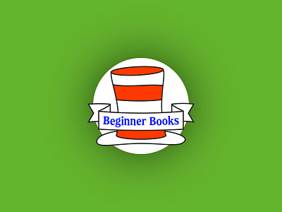 Beginner Books 100dayproject adobe adobe illustrator books branding design dr. seuss icon illustration illustrator logo publishing publishing house typography