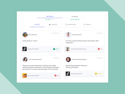 Customer Feedback buyer design feedback feedback form interface product seller ui ux user web web design