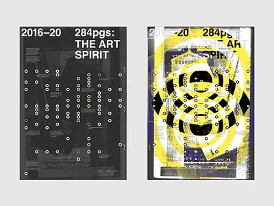 2016 – 20, 284pgs: THE ART SPIRIT design infographic layout posterdesign swiss design swiss poster typography viscom
