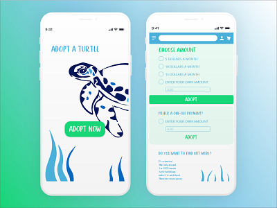 #Dayilyui003 #Savemarineturtles app daily 100 challenge dayilyui003 illustration mobile mobile app mobile ui saveturtles turtles ui vector