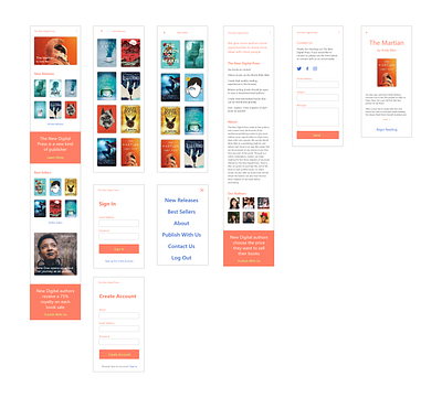New Digital Press App books mobile mobile app design publishing