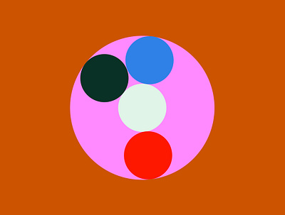 Color Funk 2 circles of color color palette color play face