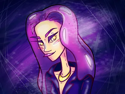 business girl digital digital illustration drawing illustration