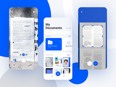 Scanner App Concept app app concept app design camera card data design document documents file manager gallery interface management mobile pdf product scan scanner storage ui ux