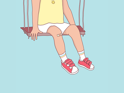 ツ cute illustration kid pastel procreate rainbow