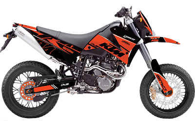 KTM LC4 640 design graphics kt motorcross mx