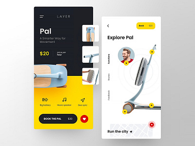 UI UX Designer app branding design illustration it company mobile app ui ux web website