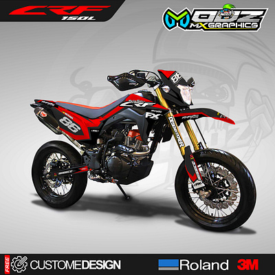 CRF 150 L 86 RB crf decal honda kits motorcross mx