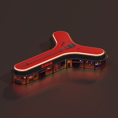 Y Letter - 36 Days of Type 36daysoftype blender blender3d gitarre letter letters store y y letter yamaha