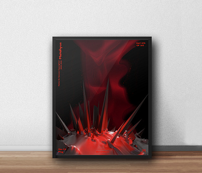 Design a Poster everyday - Day 74 3d art abstract abstract art abstract design blender blender3d blender3dart everydaydesign everydayposter graphicdesign photoshop poster poster a day poster art poster challenge poster collection posters rendered