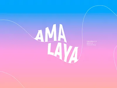 Amalaya Sonora's Music Festival beach brand design color colors fest festival font gradient graphicdesign illustration inspiration lines logo logo design logotype music typogaphy vector