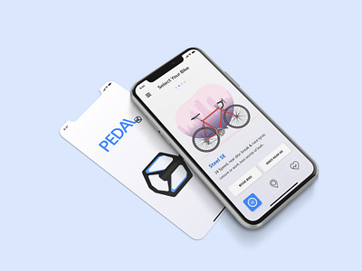 Pedal - Bike for rent app adobexd app bike bike rent design illustration logo rent typography ui uidesign ux