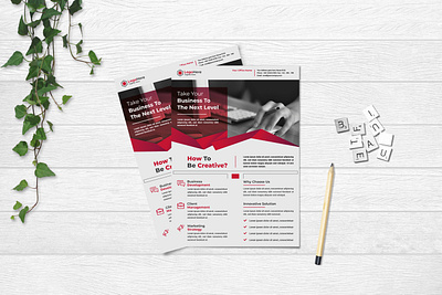 Creative Flyer Design branding creative design design flyer flyer artwork flyer design flyer template flyers graphic design modernism modren red shutterstock unique design vector