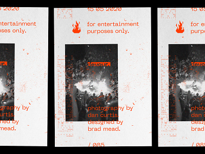 85 bright burned clean devour distressed editorial fire hot layout modern poster posters print printed ritual swiss swiss design swiss poster swiss style