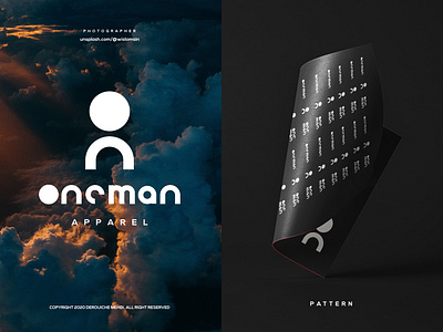 oneman apparel Logo adobe art brand brand design brand identity branding branding design design design art designer designs identity illustration logo logo design logodesign logos pattern pattern art patterns