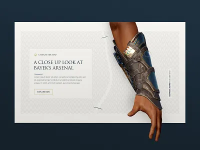 Character Map Entry Point assassins creed concept video game web design