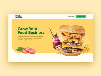 Food delivery service design exploration deliver delivery app delivery service food home home screen homepage ui