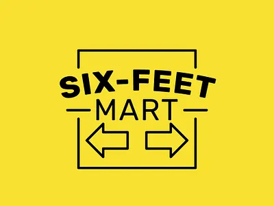 Six-Feet-Mart dribble challenge grocery grocery store illustration logo mart six feet mart