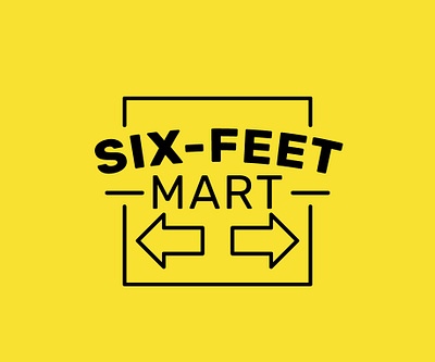 Six-Feet-Mart dribble challenge grocery grocery store illustration logo mart six feet mart