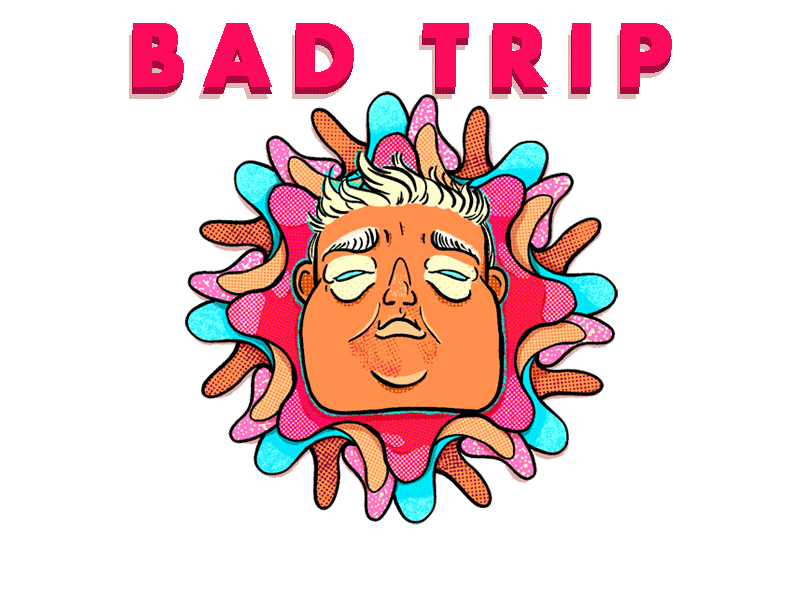 Bad Trip Donnie adobe fresco animation 2d design illustration trip