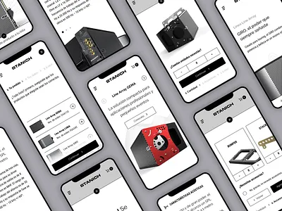 Touring Loudspeakers Website design mobile mobile design mobile ui sound speaker ui web design website website design