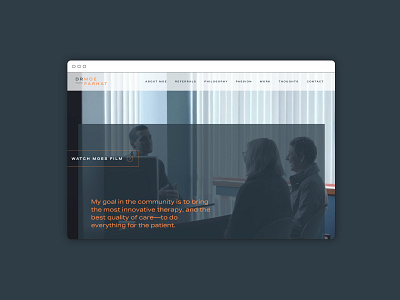 Dr Moe Farhat - Website Design branding branding agency creative direction design minimal minimal website typography ui uidesign ux uxdesign visual identity web webdesign website