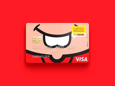 Visa Turma da Mônica - Credit card bank card banking brand design brand identity branding design card card design credit card design credit cards debit card payment methods turma da mônica