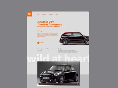 BSUR/São Paulo Agency website advertising agency agency website bsur cases gray grey grey and orange orange ui uiux website