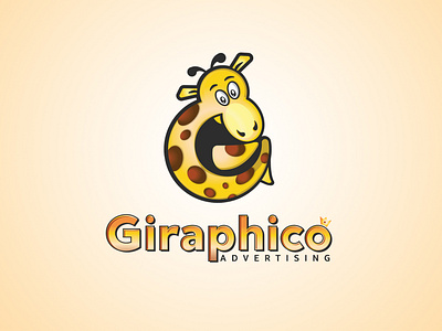 Giraphico Advertising advertising badge branding design giraffe graphics icon identity illustration illustrator logo logotype