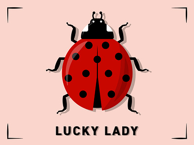 Lucky Lady adobe adobe illustrator bugs design graphicdesign illustration lady bug quarantine vector