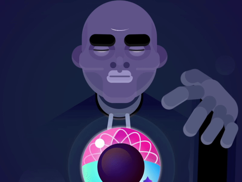 Mystic Man character design game design indie game magician motion design ready games