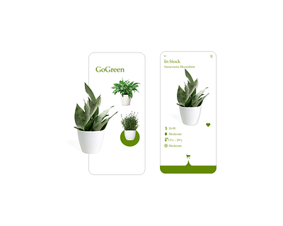 GoGreen - Plants delivery app adobe adobexd branding dailyui design illustraion minimal mobile app mobile design mobile ui ui uidaily uidailychallenge uidesign uidesigns uiux user experience userinterface ux uxdesign