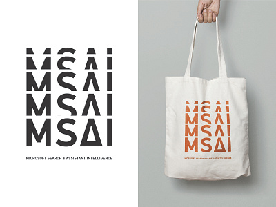 MSAI branding brand brand design branding din microsoft print retro swiss swiss design swiss style typography