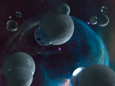 Abstract -002 Icy World 3d 3d art 3d artist abstract abstract art abstract design abstraction dimension ice lighting lighting bolt snow space spaced