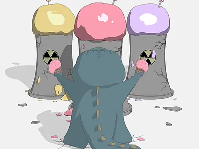 Godzelato _ Flavor Matters design illustration spacerabbit spacerabbitstudio