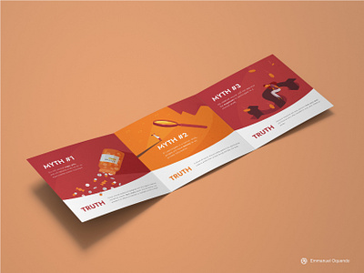 Oncology: Myths & Truths branding brochure cancer design editorial graphicdesign hospital illustration vector