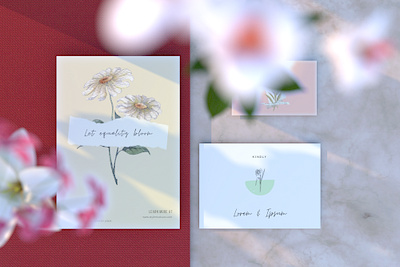 Floral Paper Free Mockup free freebie mock up mockup mockup design mockup psd mockup template mockups psd mockup psd template