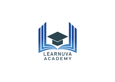 Learnuva Academy Logo graphic design logo design