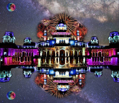 Albert Hall, Jaipur art design designer graphicdesign india manipulate manipulation milkyway photo photography photoshop