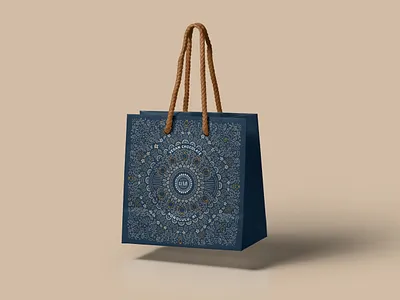Crave Shopping Bag bag branding design hand lettering illustration logo package design packaging typography