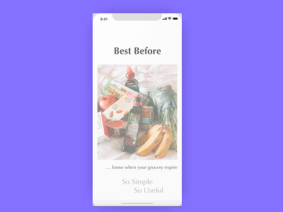 Best Before - Grocery expiry reminder app adobexd app app design interfacedesign ios mobile app mobile ui prototype ui uid uidaily uidesign uidesigner uidesigns uiux user experience userinterface ux uxdesign uxdesigns