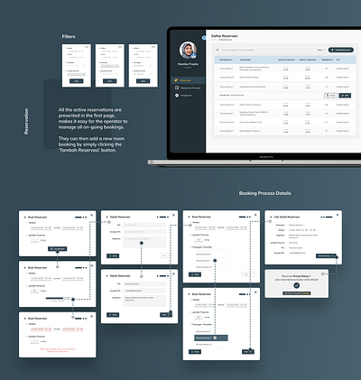 UI/UX Design | Room Reservation ui design ux design web design