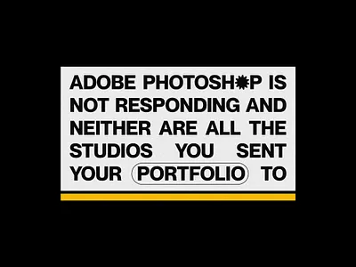 NOTRESPONDING blackbackground business card comedy design fruitsartclub funny graphic design graphicdesign photoshop poster typography