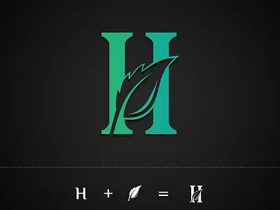 H+Leaf Logo Design brand identity branding branding design design illustration logo logo design logodesign logos logotype modern vector