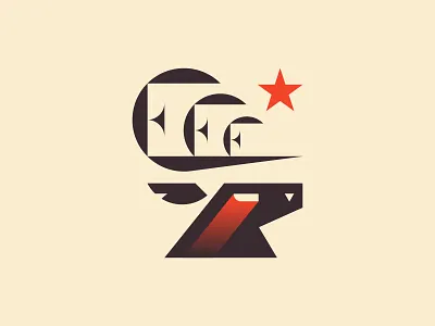 Elk branding deer elk geometric gradient letter e logo mark modern moose nature smart star wild