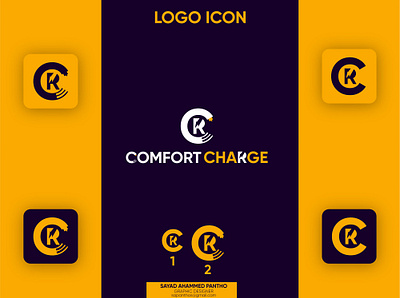 Comfort Charge logo app app logo best shot branding charge clean comfort concept design dribbble icon identity logo logo design minimalist modern icon vector web app web design website logo